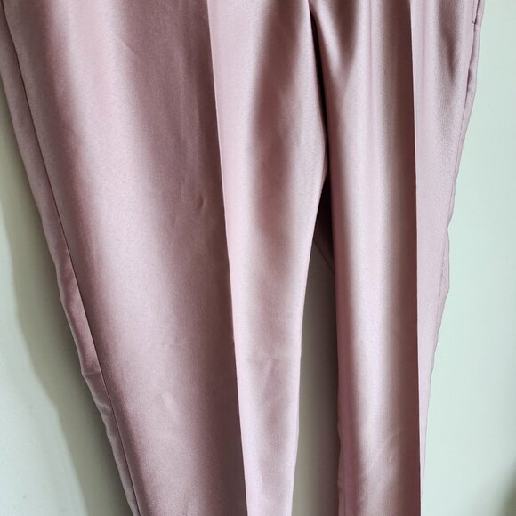 35x30 Pink Pants New Jos A Bank Skinny Fit Trouser Pant Polyester Nwt Mens Size - Picture 16 of 17